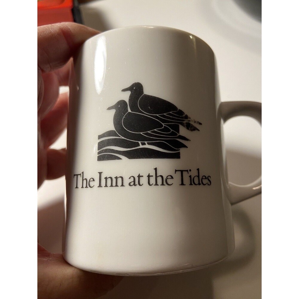 Vintage The Inn At The Tides Bodega Bay CA Ceramic Coffee Mug MINTY